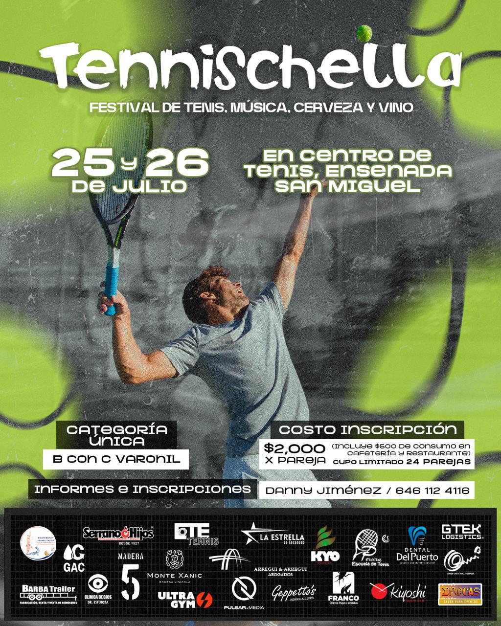 Flyer oficial de Tennischella 2026